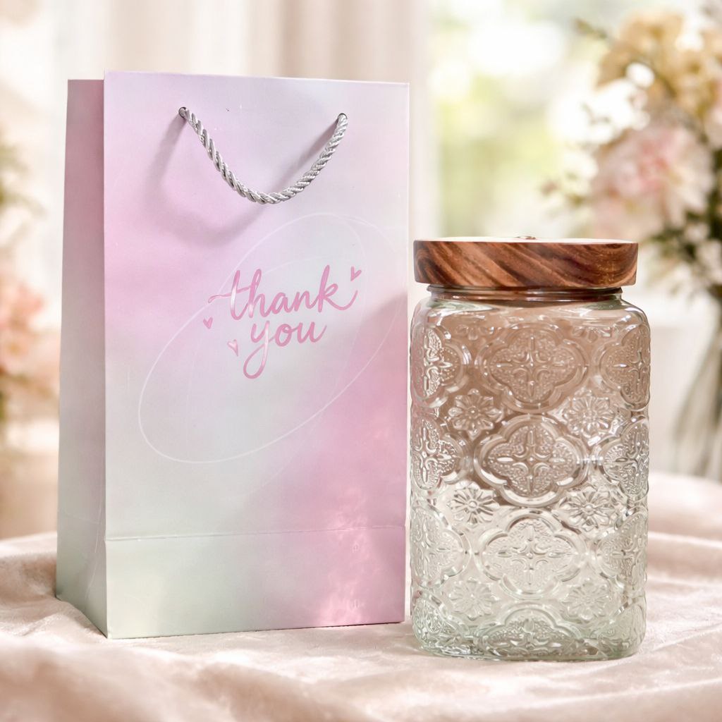 Wedding Door Gift | Premium Crystal Storage Jar