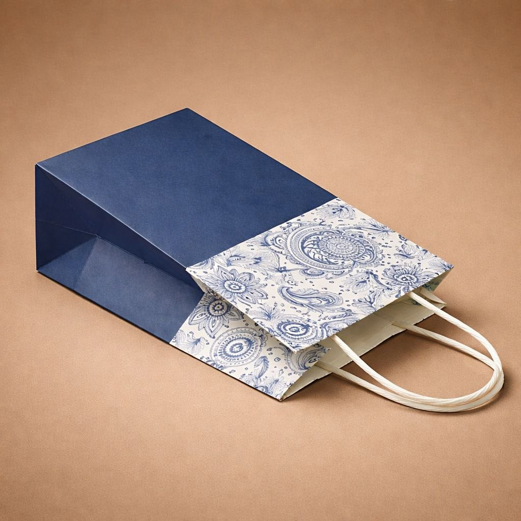 Gift Bag with Handle | Paisley Floral