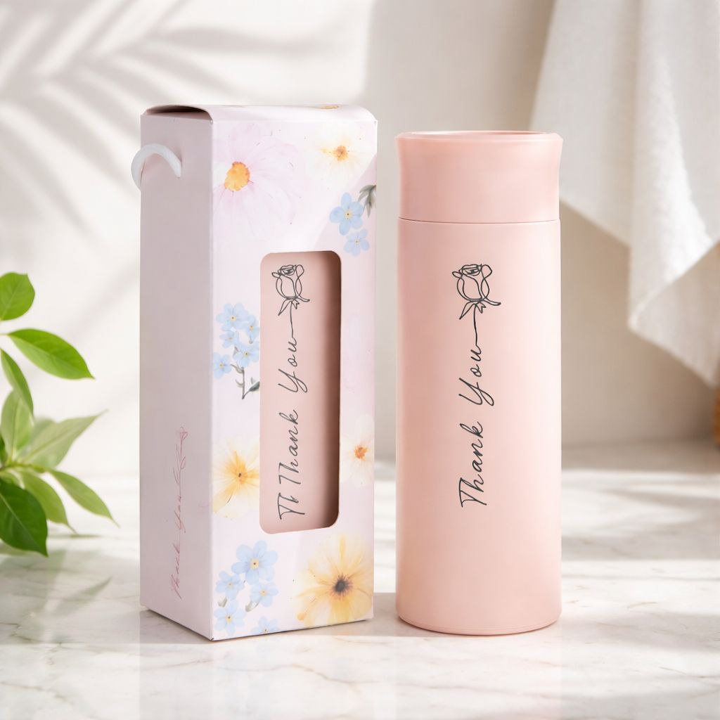 Wedding Door Gift | Premium Floral Glass Tumbler Gift Set
