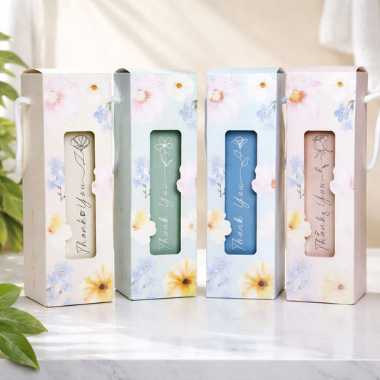 Wedding Door Gift | Premium Floral Glass Tumbler Gift Set