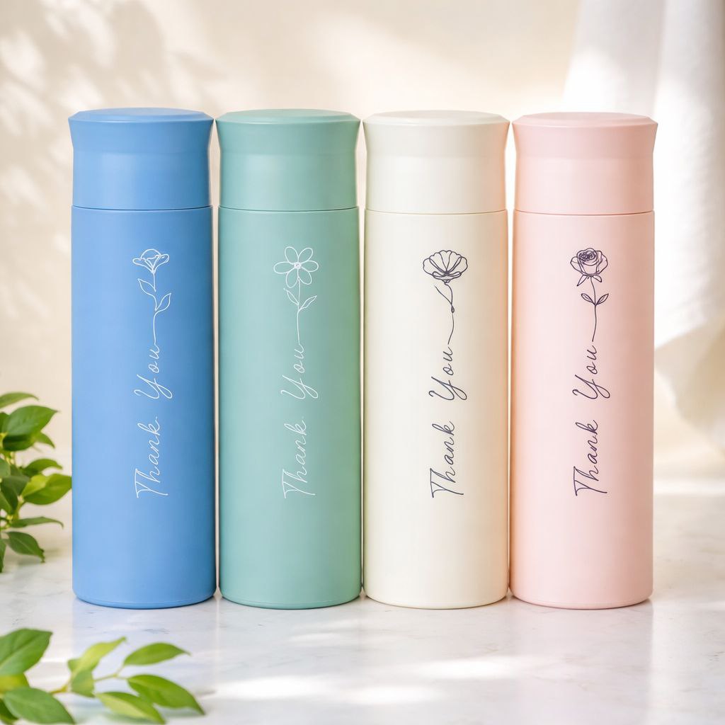 Wedding Door Gift | Premium Floral Glass Tumbler Gift Set
