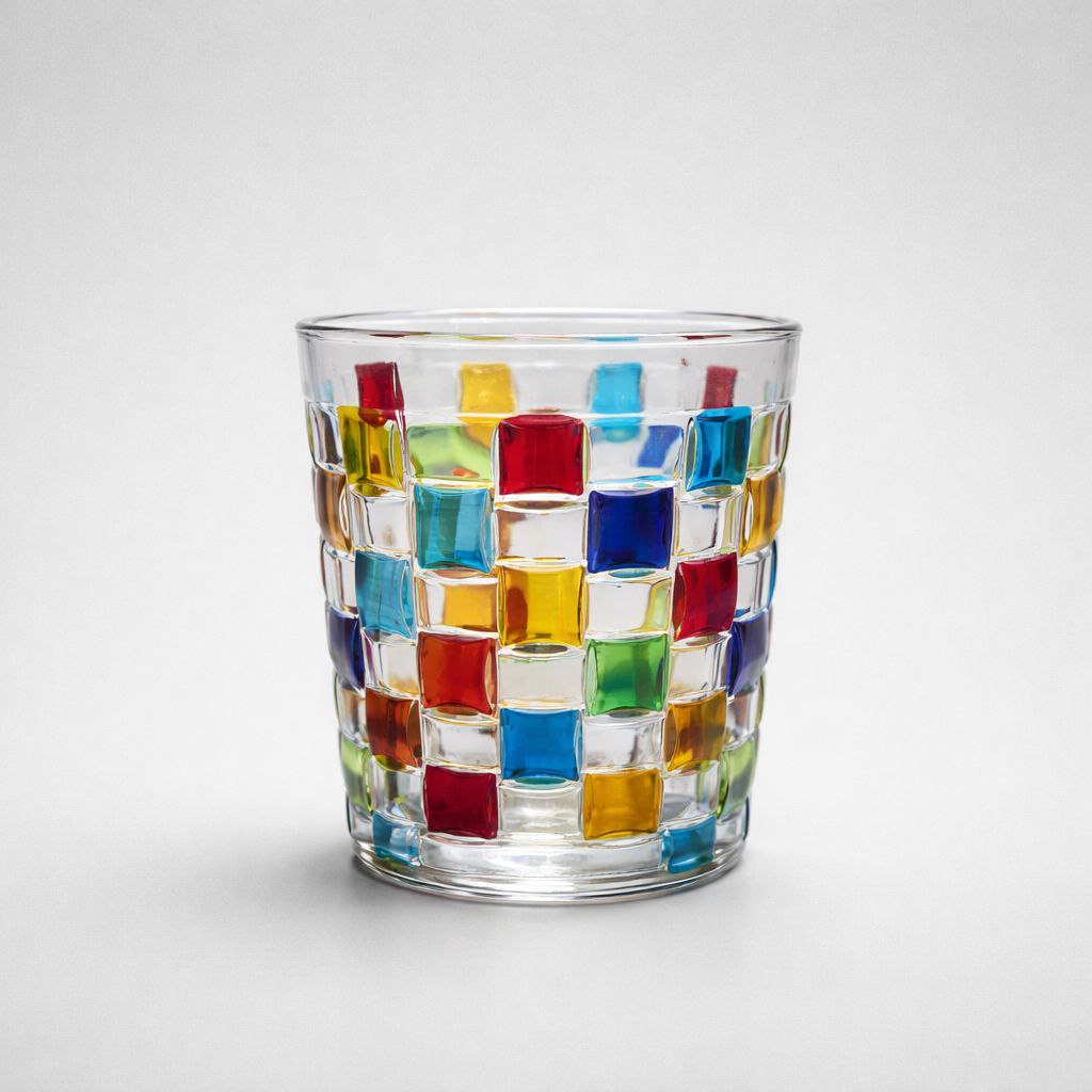 Wedding Door Gift | Vibrant Coloured Glass Mug with Gift Box
