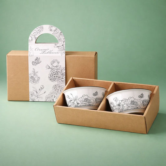 Wedding Door Gift | Timeless Premium Ceramic Bowl Gift Set