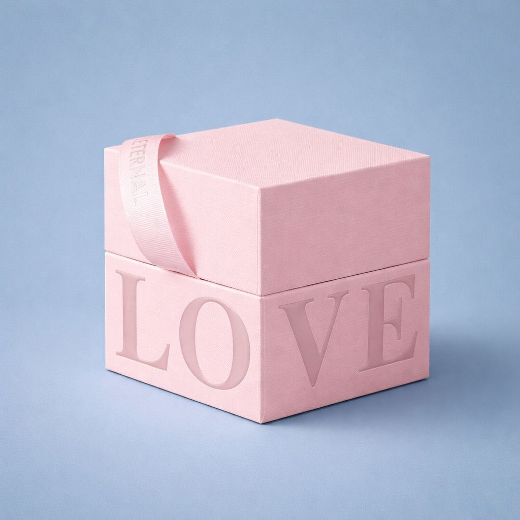 Wedding Door Gift | Premium 'LOVE' Gift Box with Satin Handle