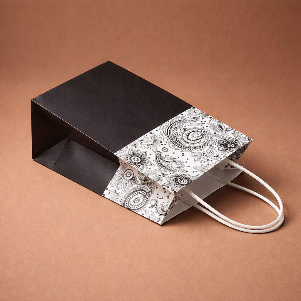 Gift Bag with Handle | Paisley Floral
