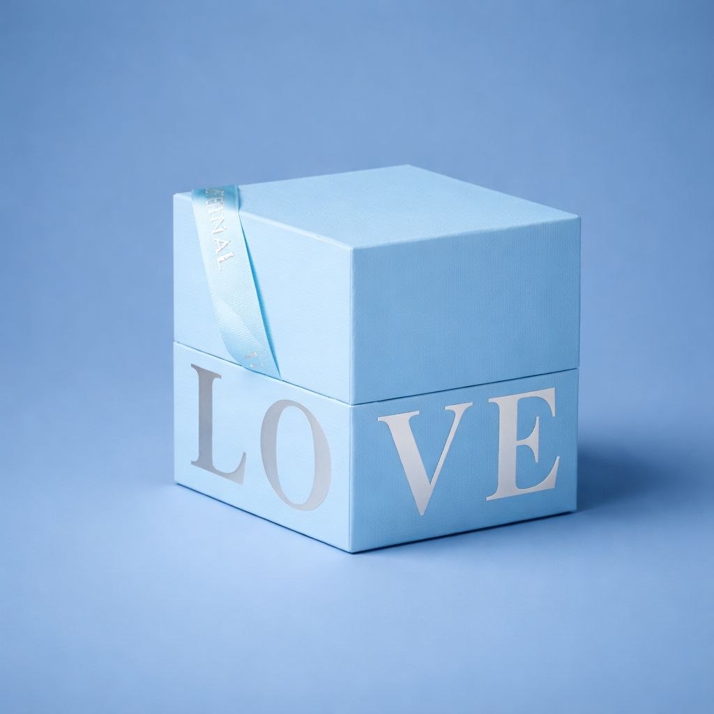 Wedding Door Gift | Premium 'LOVE' Gift Box with Satin Handle