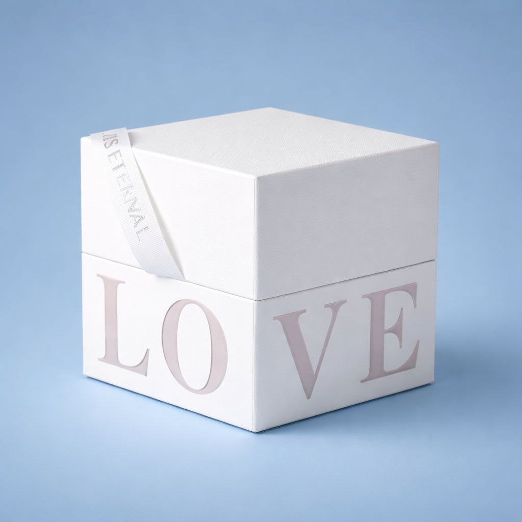 Wedding Door Gift | Premium 'LOVE' Gift Box with Satin Handle