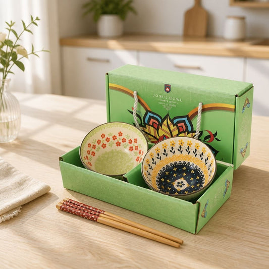 Wedding Door Gift | Timeless Premium Ceramic Bowl 2-Piece Gift Set